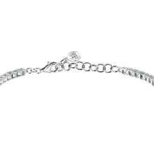 Load image into Gallery viewer, morellato silver tesori r. silver 925 pink cz tennis 16+3
