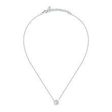 Load image into Gallery viewer, morellato silver tesori recycled 925 silver white cz flower 40+5
