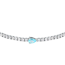 Load image into Gallery viewer, morellato silver tesori rec. silver 925 aqua drop br 16+3
