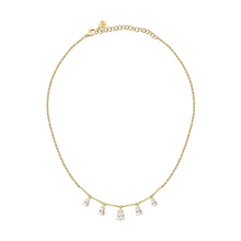 Load image into Gallery viewer, morellato silver tesori recycled gold plated silver multi drop nk 40+5

