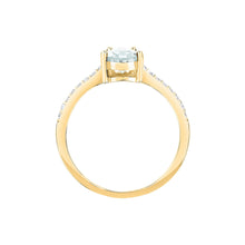 Load image into Gallery viewer, morellato silver tesori r. silver 925 yg drop cz ring 014
