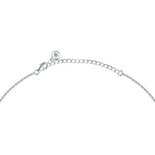 Load image into Gallery viewer, morellato silver tesori recycled 925 silver drop cz necklace 40+5
