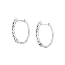 Load image into Gallery viewer, morellato silver tesori earring silv925 rh cz white
