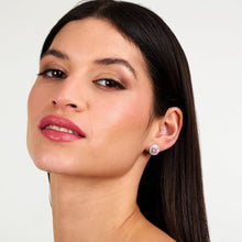Load image into Gallery viewer, morellato silver tesori earring silv925 rh cz pink+white
