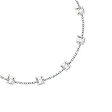 Load image into Gallery viewer, morellato silver tesori bracelet silv925 rh cz white 16+3cm
