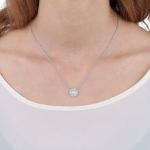 Load image into Gallery viewer, tesori pendantwhite cz 45 cm silver.925
