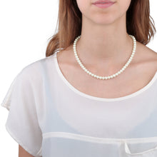 Load image into Gallery viewer, perla neclace 45cm pearl silver.925
