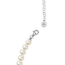 Load image into Gallery viewer, perla neclace 45cm pearl silver.925
