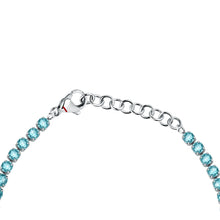 Load image into Gallery viewer, sector woman jewels tennis collection turquoise stone set bracelet
