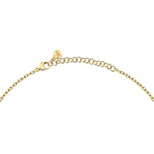 Load image into Gallery viewer, morellato 18k gold plated talismani necklace stainless steel yg crystal 40+5cm
