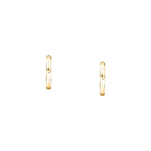 Load image into Gallery viewer, morellato 18k gold plated creole earring heart stainless steel yg 1.9cm
