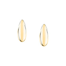 Load image into Gallery viewer, morellato 18k gold plated creole earring oval stainless steel yg 2.7x1.85cm
