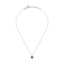 Load image into Gallery viewer, tesori pend blue cz sil 925 38+4cm
