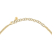 Load image into Gallery viewer, morellato 18k gold plated colori necklace 10 pcs cz stones  38+7cm
