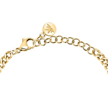 Load image into Gallery viewer, morellato 18k gold plated colori bracelet 5 pcs cz stones  16+3cm
