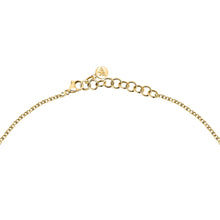 Load image into Gallery viewer, morellato 18k gold plated colori necklace 5 cz+6 crystals  38+7cm
