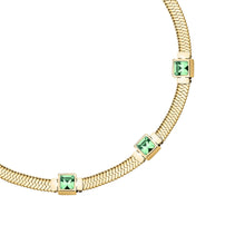 Load image into Gallery viewer, morellato 18k gold plated gioia bracelet stainless steel yg crystal 16+3cm
