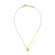 Load image into Gallery viewer, morellato 18k gold plated istanti pendant  ladybug  stone 36+5cm

