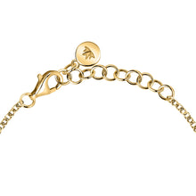Load image into Gallery viewer, morellato 18k gold plated istanti  bracelet pave heart crystal drop 16+3cm
