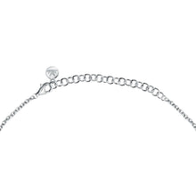 Load image into Gallery viewer, perla necklace 925 silver 5 pearl with cz highlights 40+5cm
