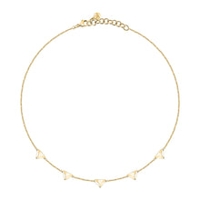 Load image into Gallery viewer, morellato 18k gold plated trilliant necklace  triangle  38+4cm
