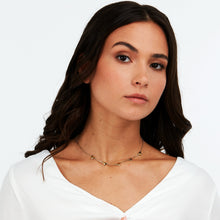 Load image into Gallery viewer, morellato 18k gold plated trilliant necklace  triangle  38+4cm
