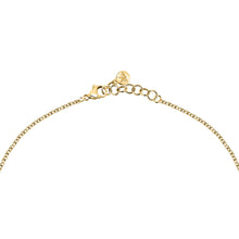 Load image into Gallery viewer, morellato 18k gold plated torchon necklace  with crystals  40+2cm
