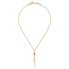 Load image into Gallery viewer, morellato 18k gold plated torchon pendant  with crystals  38+4cm
