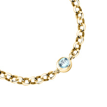 Load image into Gallery viewer, morellato silver tesori eterni bracelet 925 yg blue top 16+3cm
