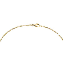 Load image into Gallery viewer, morellato 18k gold plated colori summer  necklace emer bead 90cm
