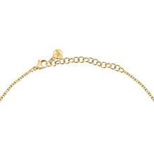 Load image into Gallery viewer, morellato 18k gold plated colori summer  necklace lila bead 40+5cm
