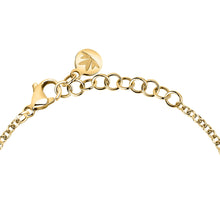 Load image into Gallery viewer, morellato 18k gold plated colori summer  bracelet lila bead 16+3cm
