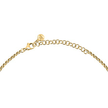 Load image into Gallery viewer, morellato 18k gold plated design necklace stainless steel yg 40+5cm
