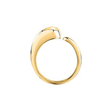 Load image into Gallery viewer, morellato 18k gold plated design ring stainless steel yg sz14
