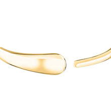 Load image into Gallery viewer, morellato 18k gold plated design bangle (small)  stainless steel yg 56x46mm
