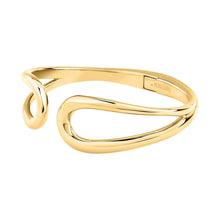 Load image into Gallery viewer, morellato 18k gold plated design bangle stainless steel yg 60x50mm
