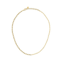 Load image into Gallery viewer, morellato 18k gold plated intrecci necklace stainless steel yg 40+5cm
