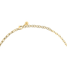 Load image into Gallery viewer, morellato 18k gold plated intrecci necklace stainless steel yg 40+5cm
