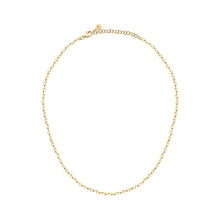 Load image into Gallery viewer, morellato 18k gold plated intrecci necklace stainless steel yg 40+5cm
