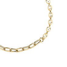 Load image into Gallery viewer, morellato 18k gold plated intrecci bracelet stainless steel yg 16+3cm
