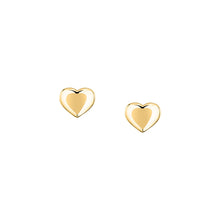 Load image into Gallery viewer, morellato 18k gold plated intrecci earring heart stainless steel yg 12x10mm
