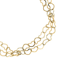 Load image into Gallery viewer, morellato 18k gold plated intrecci bracelet stainless steel yg 16+3cm
