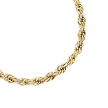 Load image into Gallery viewer, morellato 18k gold plated intrecci bracelet stainless steel yg 16+4cm
