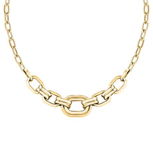 Load image into Gallery viewer, morellato 18k gold plated vintage bold necklace stainless steel gold plated chain 40+5cm
