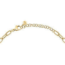 Load image into Gallery viewer, morellato 18k gold plated vintage bold necklace stainless steel gold plated chain 40+5cm
