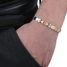 Load image into Gallery viewer, sector basic bracelet 3 rose gold pvd
