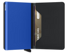 Slimwallet Matte Black & Blue