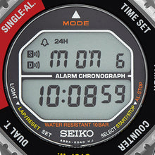 Load image into Gallery viewer, seiko red digital alarm chronograph

