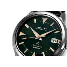 Load image into Gallery viewer, seiko prospex automatic alpinist modern re-interpretation green dial, 38mm 20 bar, bracelet watch
