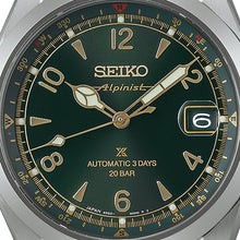 Load image into Gallery viewer, seiko prospex alpinist in classic pine green
